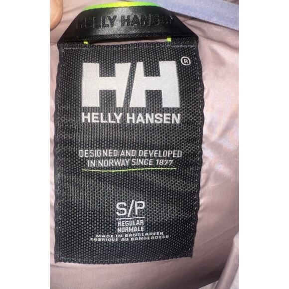 Helly Hansen Adore Puffy Jacket Violet Women's Full Zip Snap Button Size SP - Picture 6 of 9